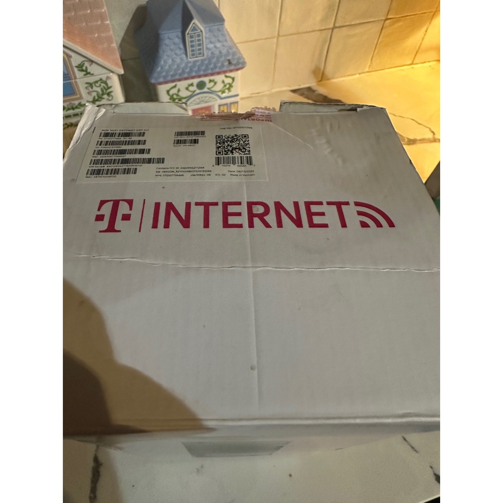 T-Mobile 5G Home Internet Gateway Nokia 5G21 Router Silver Black WiFi Modem